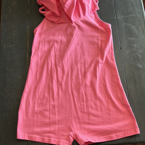 Sleeveless Mini Dress with Spaghetti Straps, Shorts built in, with Pockets - Picture 6 of 8